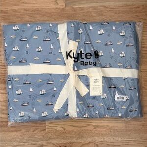 Kyte BABY Youth Size Nautical Print Blanket in Blue (TOG 1.0)